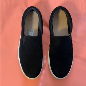 Black slip on shoes
